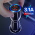 GETIHU 18W 3.1A Car Charger Quick Charge 3.0 Universal Dual USB Fast Charging QC For iPhone Samsung Xiaomi Mobile Phone In Car