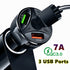 Car Charger USB Quick Charge QC3.0 Ports Car Cigarette Lighter Adapter for iPhone Samsung Huawei Xiaomi QC Car Phone Charging