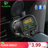 FLOVEME 3.4A Fast Car Charger Fm Transmitter Bluetooth Dual USB Mobile Car Phone Charger Fast Charging MP3 TF Card Music Car Kit