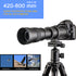 420-800mm F/8.3-16 DSLR Super Telephoto Manual Zoom Lens+Bag for Canon Nikon Pentax Olympus Sony A6500 A7SII 6300 GH4